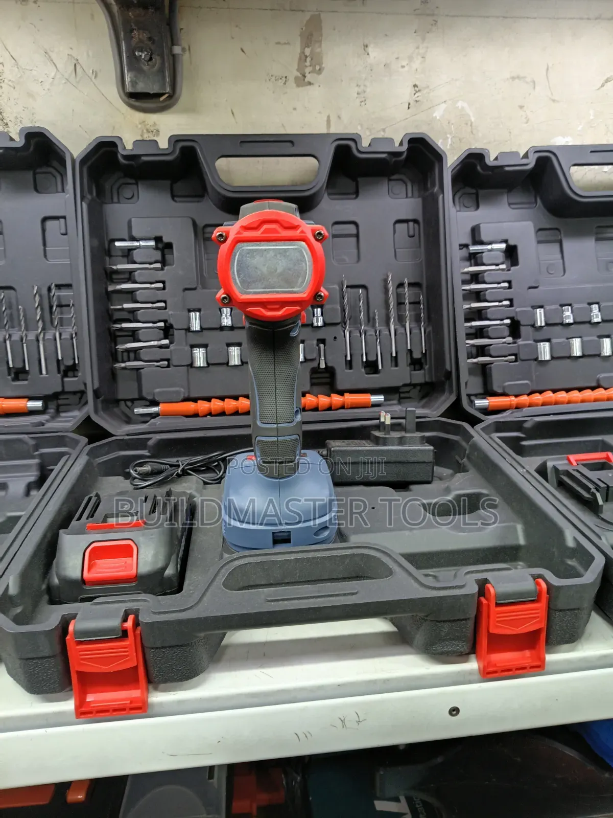 Brushless Lithium Electric Drill Set.