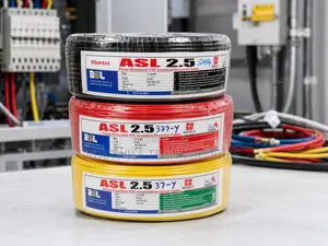 Premium Asl 2.5mm Electrical Cables - 90mtrs | Red, Black, Yellow
