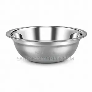 Premium Stainless Steel Mixing Bowl Set–Size Kitchen Bowls 6pcs,Size20