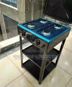Auto Ignition Ramtons 4burner Cooker With Shelves
