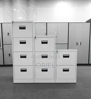 Office Cabinet : Steel 4-Drawer Office Cabinet
