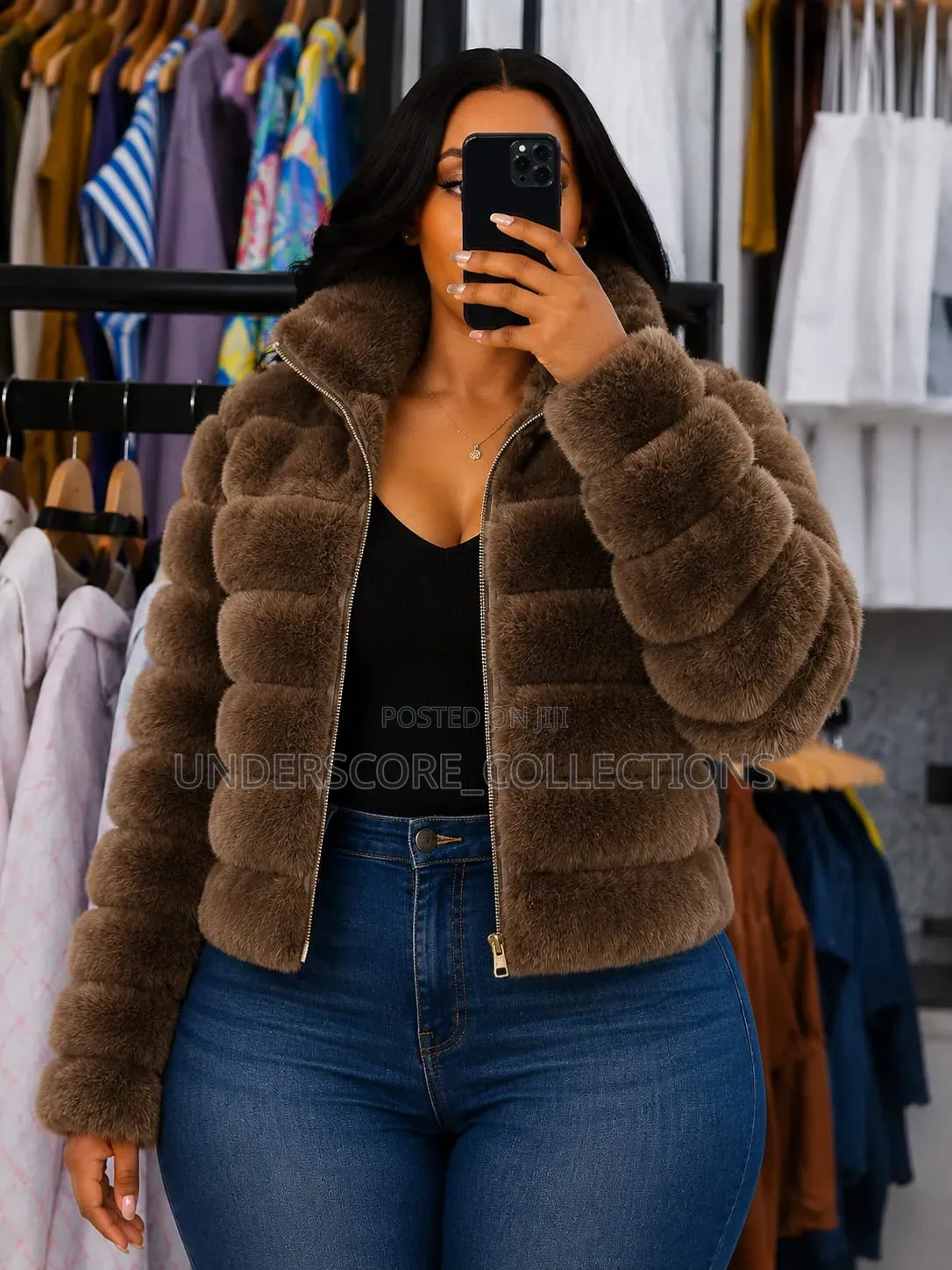Ladies Fluffy Jackets