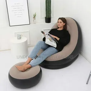 *Inflatable Seat, With Foot Rest and a Manual Pump*