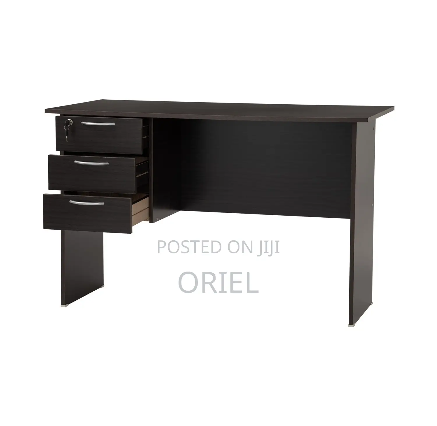 Office Study Desk 120cm With 3-Drawers