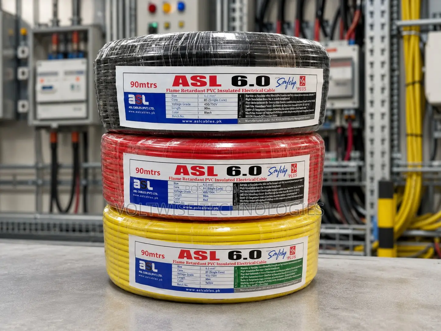 Industrial Grade Asl 6.0mm Electrical Cables (90m)