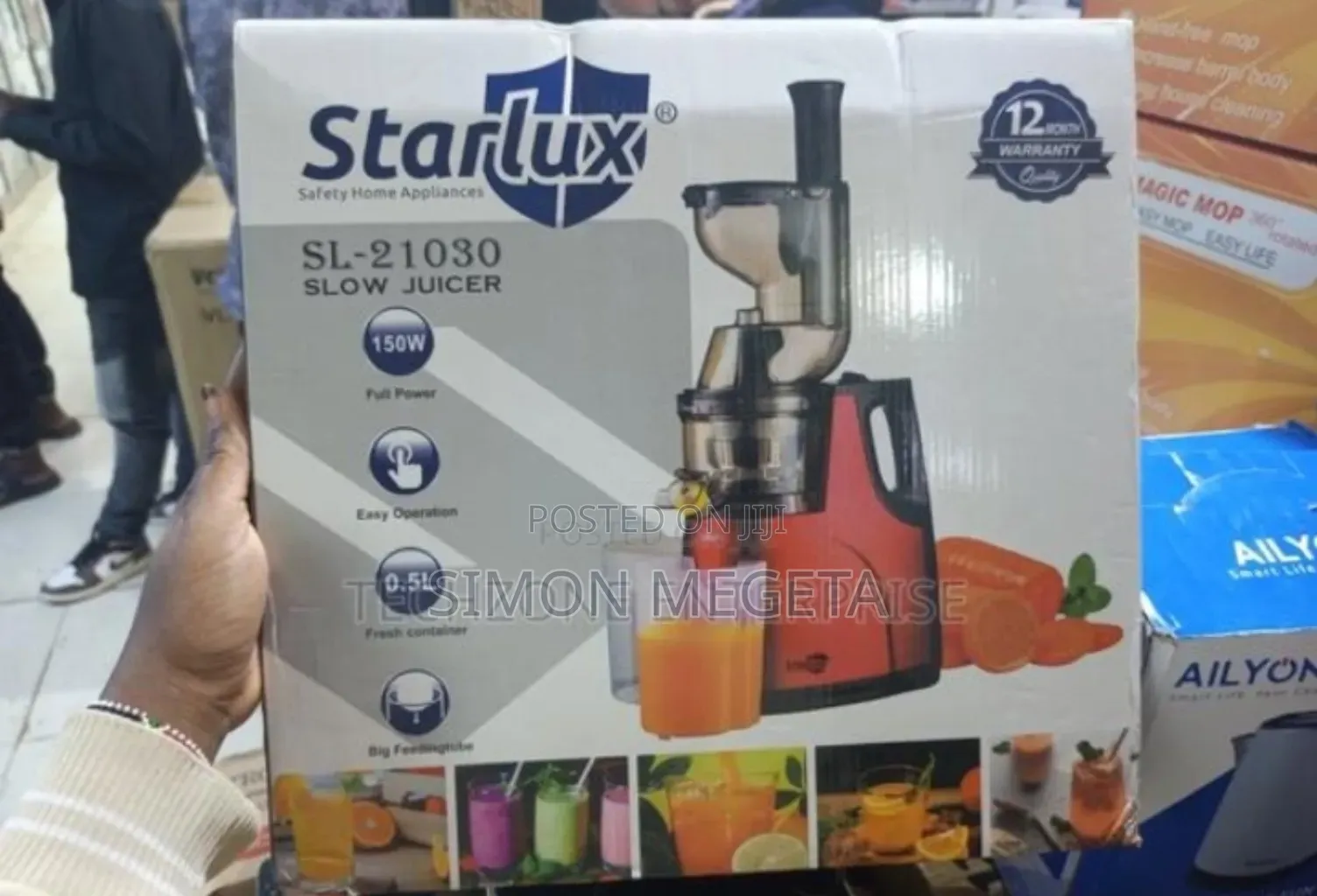 With Good 150watts Starlux Slow Juicer