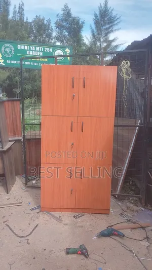 3 Door Wooden File Cabinet
