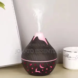 200ml Volcano Wooden Air Humidifier Essential Oil Diffuser