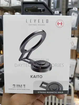 Kaito 3 in 1 Magsafe Laptop Phone Holder 360° Disc Rotation.