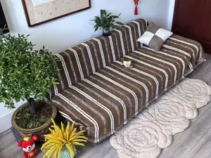Reversible Chenille Cotton Sofa Cover Set – 7 Seater (3+2+1+1)