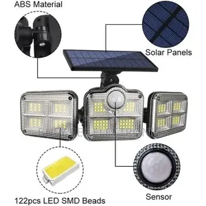 Solar Light 120 Leds Solar Motion Sensor Flood Lights