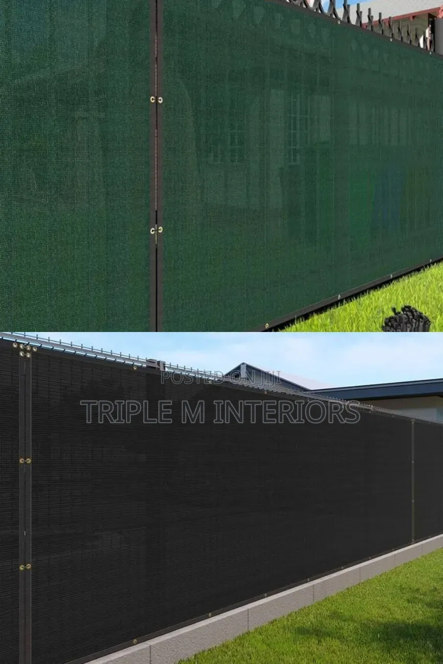 Heavy-Duty Shade Netting With Grommets