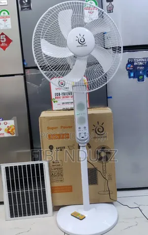 15w White Solar Fancy Fan/No Power Needed