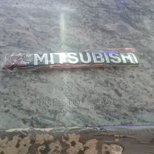 Mitsubishi Cars Rear Nameplate