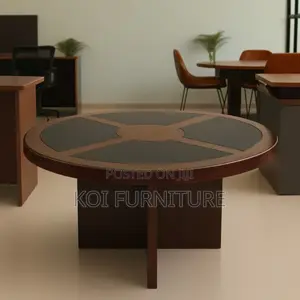 Boardroom Table; Round Executive Meeting Boardroom Table