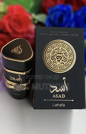 Lattafa Asad Eau De Parfum, a Spicy Amber Fragrance for Men