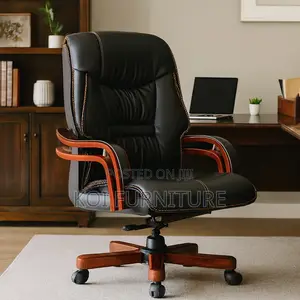Office Chairs; Leather Executive Reclining Senior Office Chair