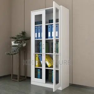 Office Cabinet; Two Doors Cabinet With Adjustable Shevles