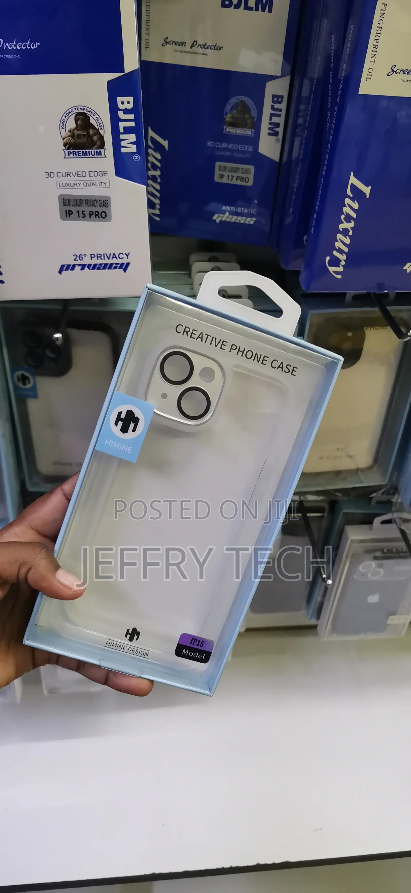 iPhone 15 Creative Clear Tpu Phone Case