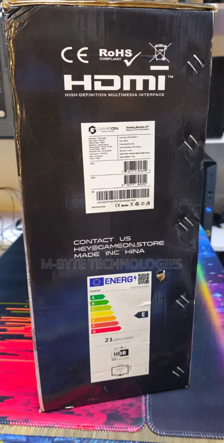 Game on Gaming Monitor