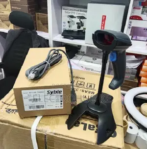Syble Xb-2055 Wired Laser Barcode Scanner for Business