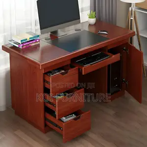 Office Desk; 1.2 Meters Mahogany Executive Home Office Desk