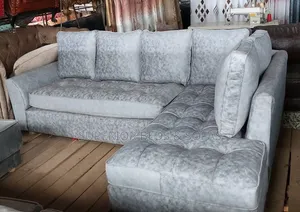 Tufted L-Shape Corner Sofa Set (6-Seater)