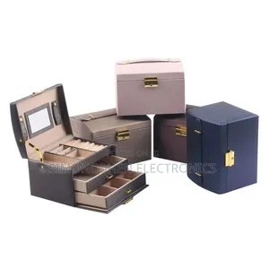 Jewelry Storage Box With Mirror