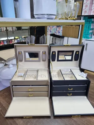 Jewelry Storage Box With Mirror