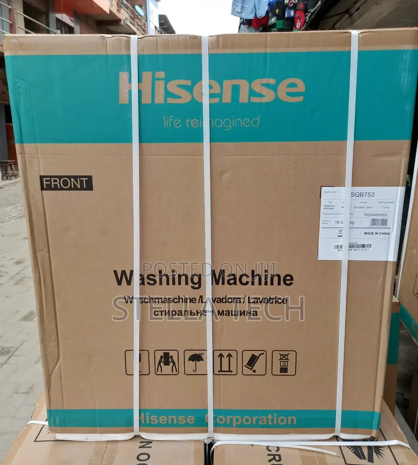 Hisence 8kg Full Automatic Washing Machine Washing