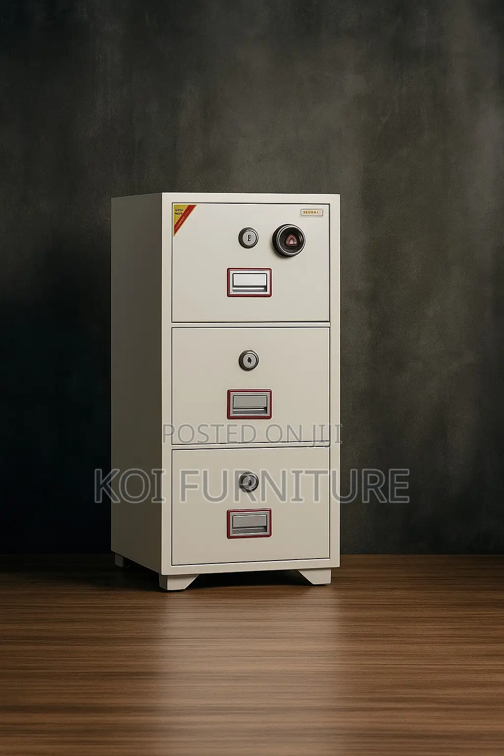 Office Safe; Executive Safe With Three Drawer Lock