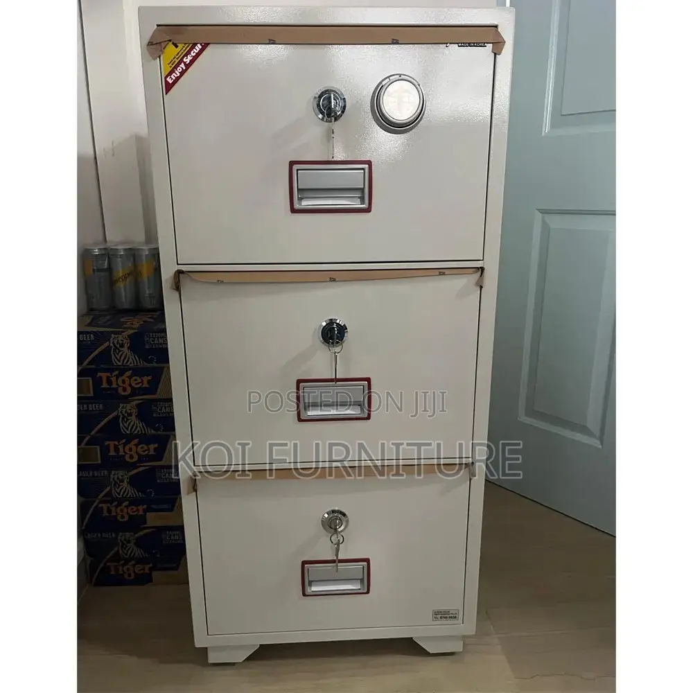 Office Safe; Executive Safe With Three Drawer Lock
