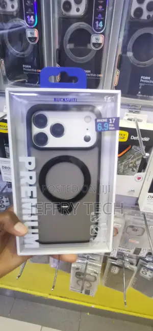 iPhone 17 Pro Max Built-in Flush Magnetic Ring Cover