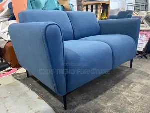 3 Seater Luxury Blue Loveseat Sofa.
