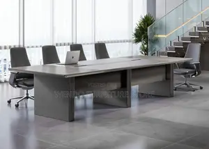 Boardroom Table; 3 Meters Advanced Boardroom Table With Power Cables