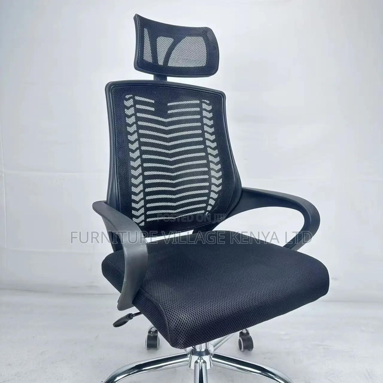 Study Mesh Headrest Chair.