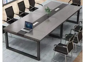 Boardroom Table; 2.4 Meters Wooden Top Boardroom Table