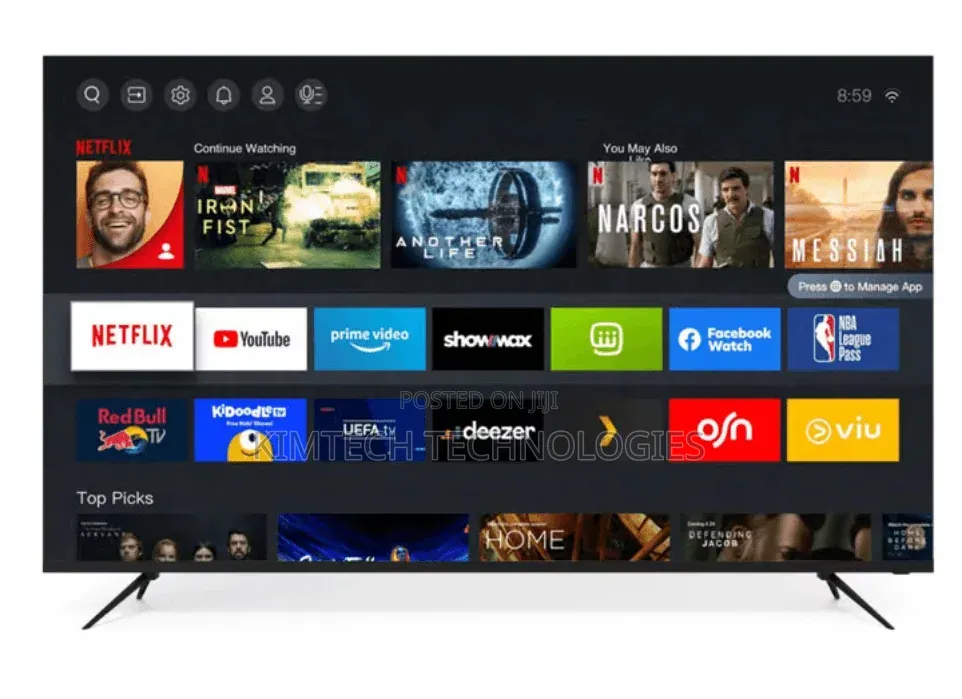 Vision Plus 50 Inches Qled TV