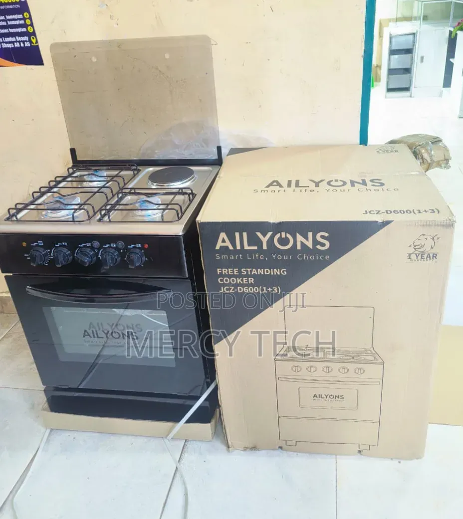 Ailyons 60x60cm 3+1 Standing Cooker