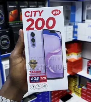 New Itel City 200 128 GB Black