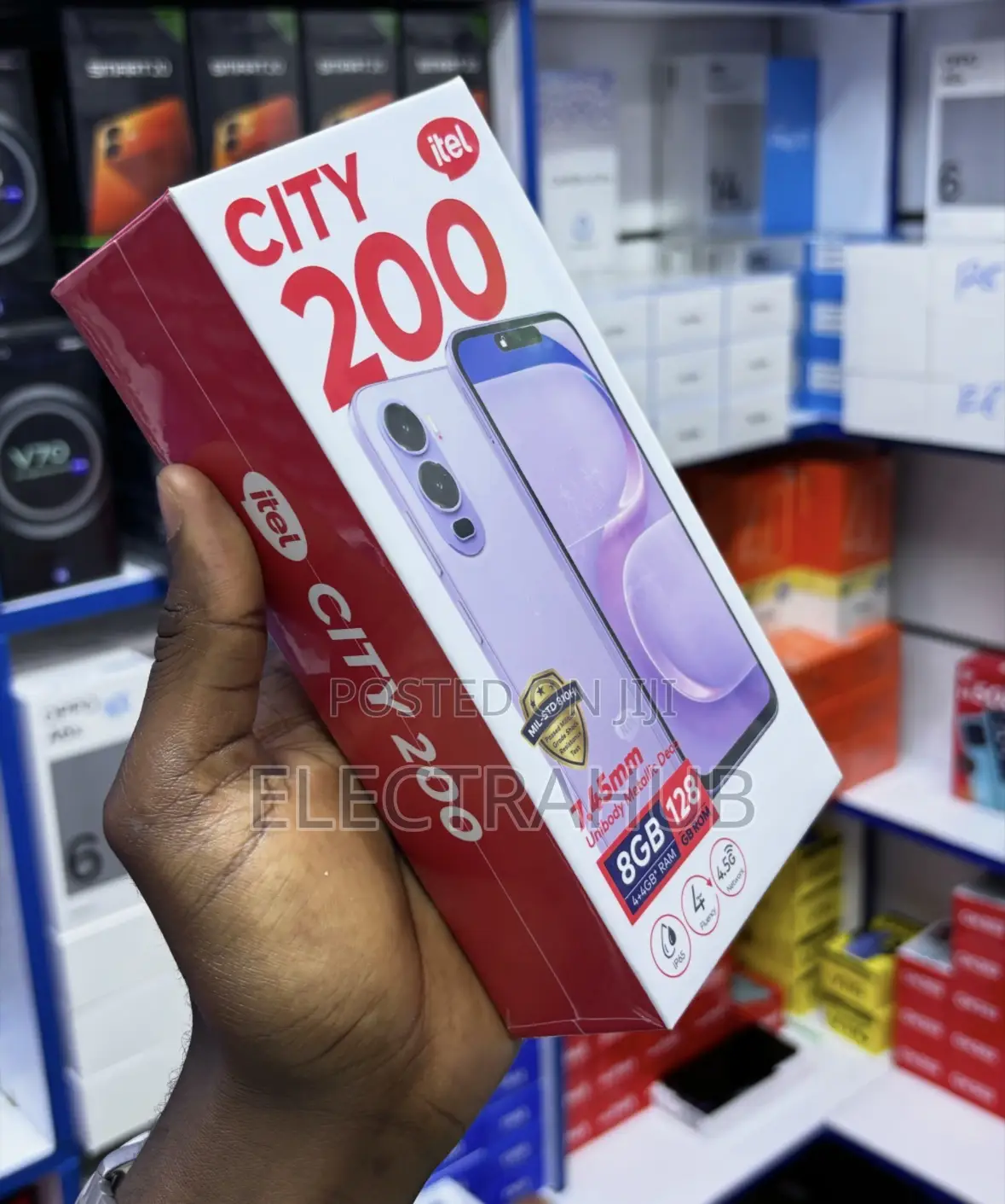 New Itel City 200 128 GB Black
