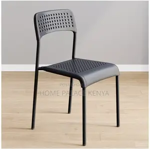 Study Chair: Stackable Plastic School Chair With Metal Frame
