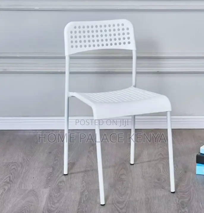 Study Chair: Stackable Plastic School Chair With Metal Frame
