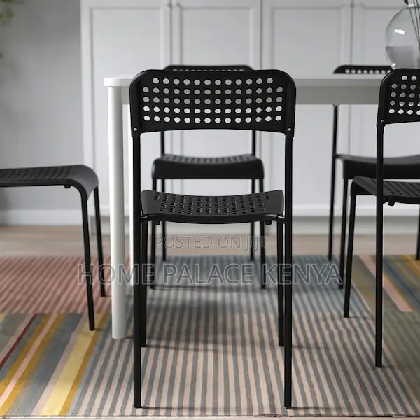 Study Chair: Stackable Plastic School Chair With Metal Frame