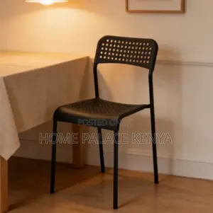 Study Chair: Stackable Plastic School Chair With Metal Frame