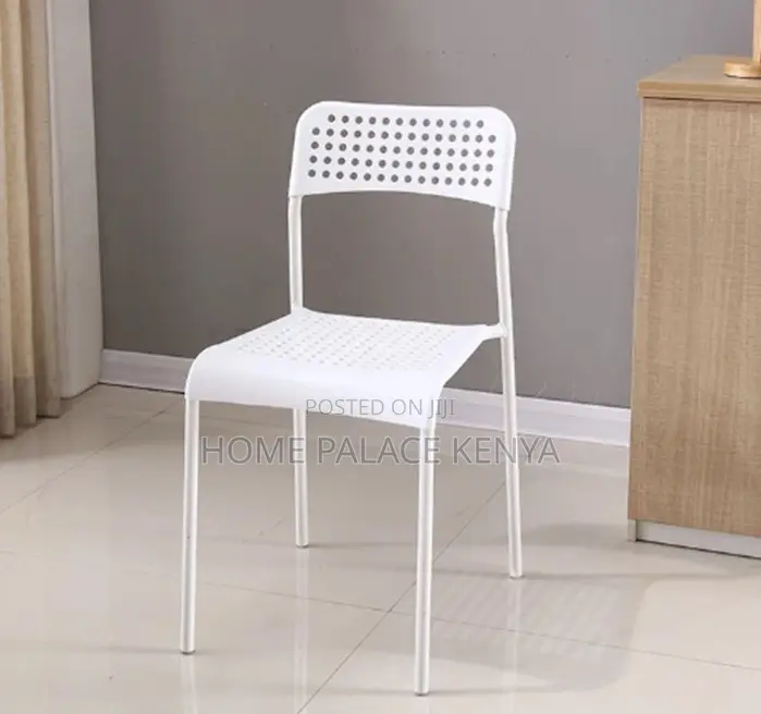 Study Chair: Stackable Plastic School Chair With Metal Frame