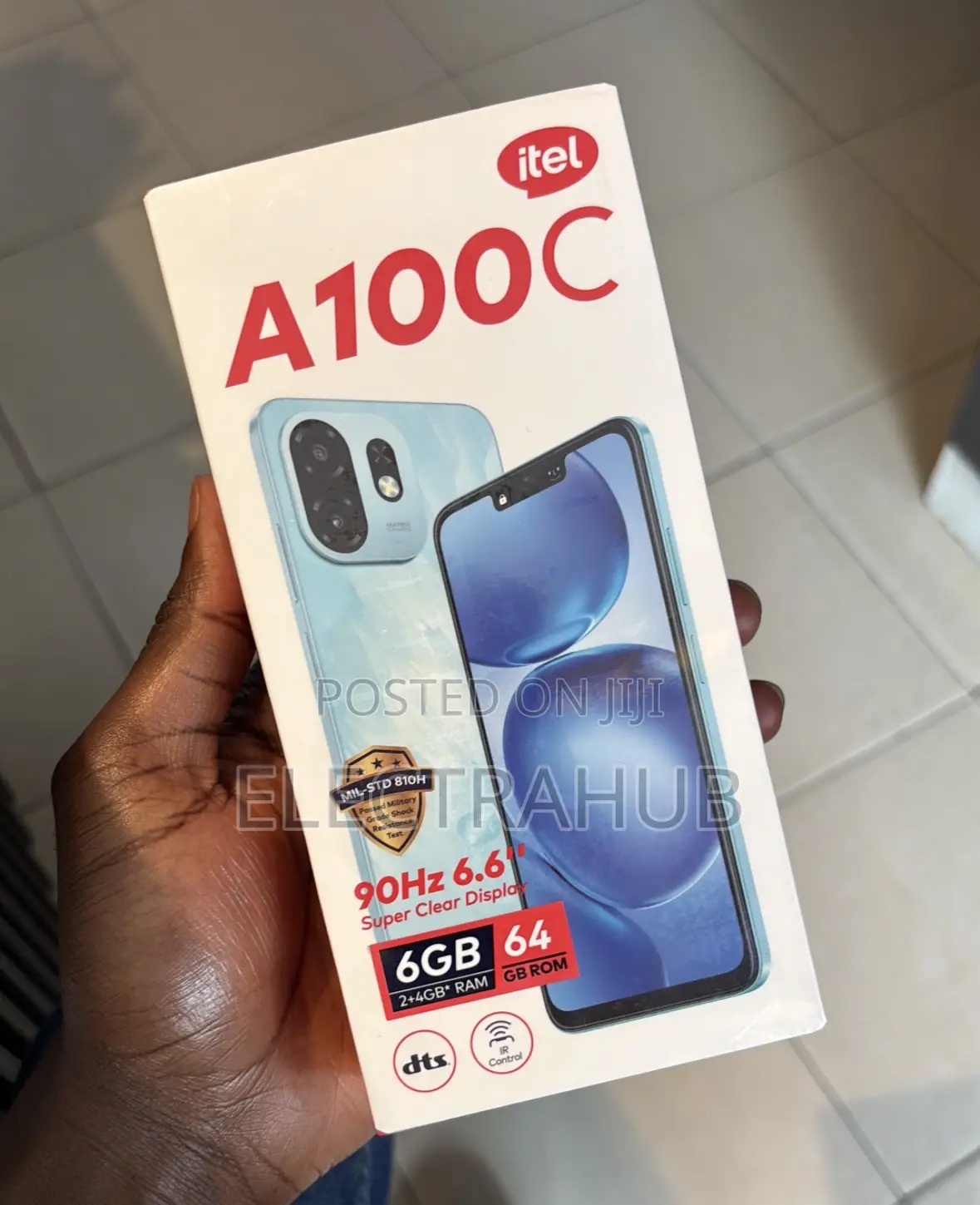 New Itel A100C 64 GB Black