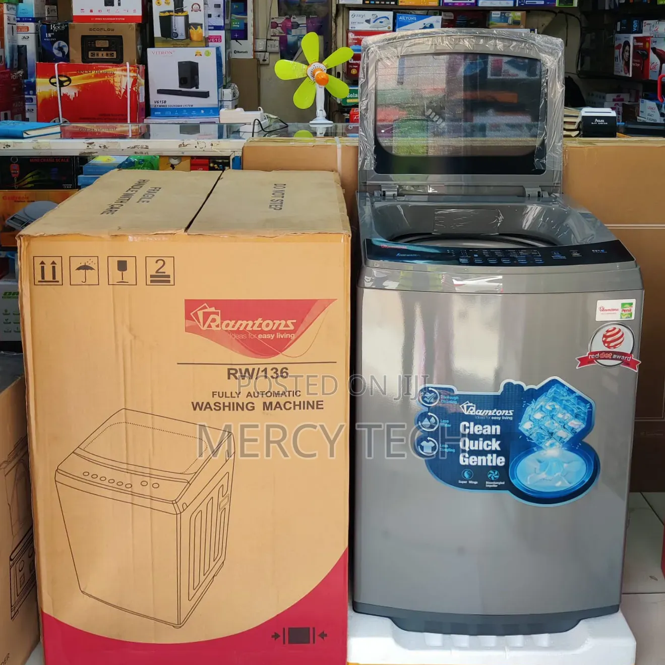 Ramtons 12kg Top Load Fully Automatic Magic Cube Rw136