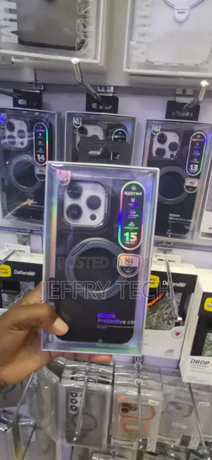 iPhone 15 Pro Max Njoyny Form Magnetic Protective Case