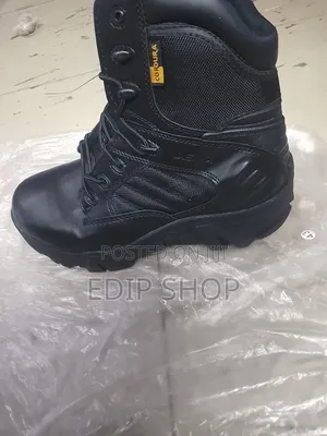Black Delta Military Boots